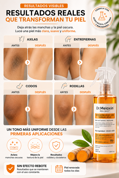Dr. Melaxin Peel Shot – El Borrador de Zonas Oscuras y Ásperas